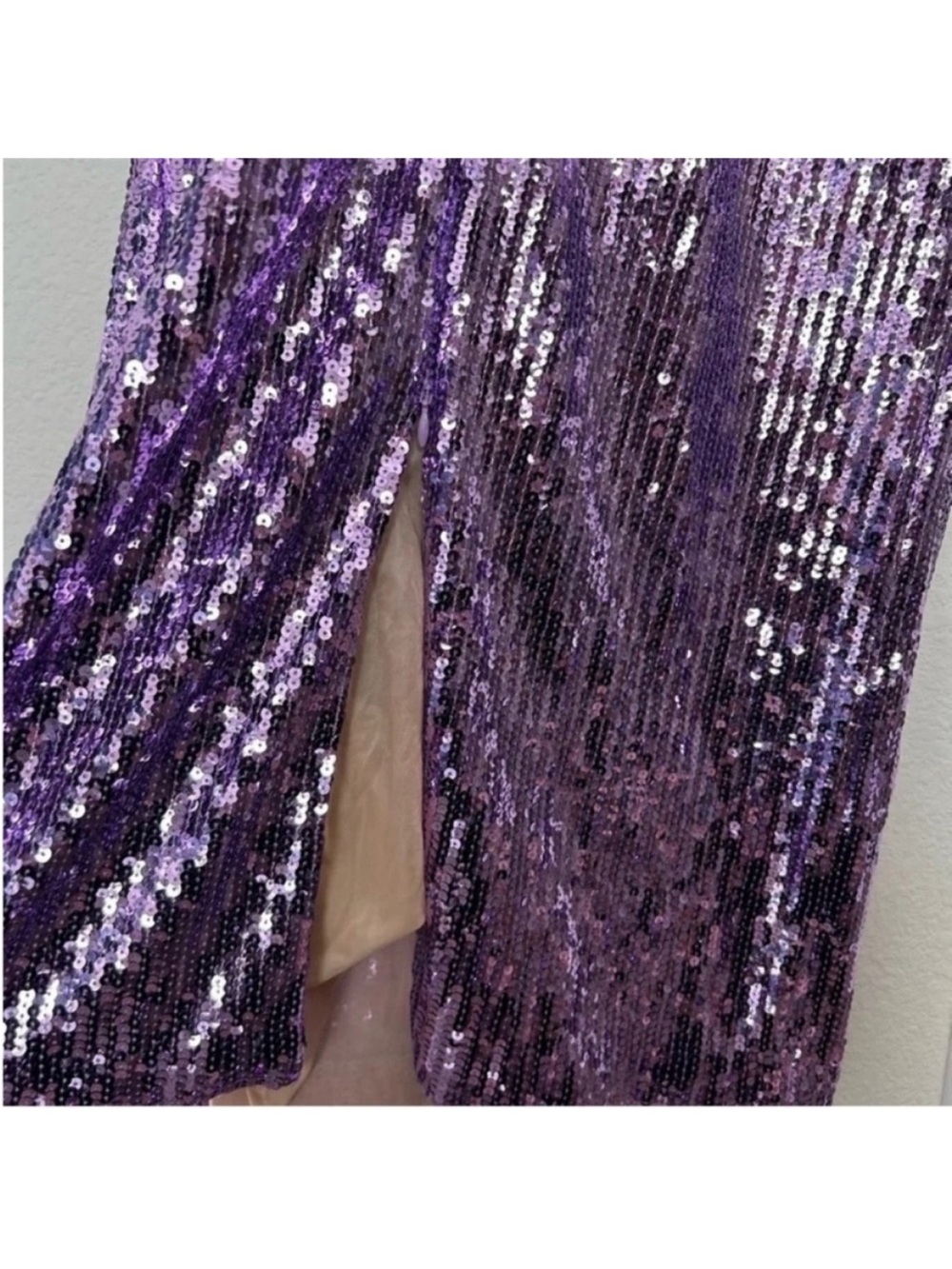 Galvan London Berlin Mirrored Sequin Bustier Midi Dress NWT - Picture 9 of 12